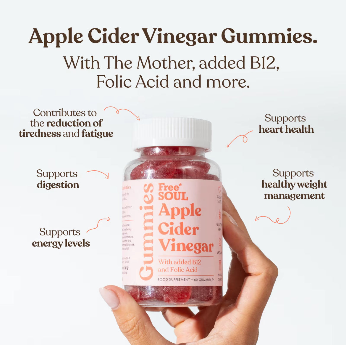 Apple Cider Vinegar Gummies- Buy 2 Get 1 Free